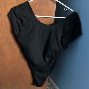 Joy Lab black scoop neck bodysuit